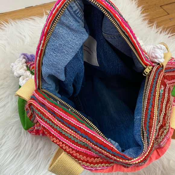 Free People Tricia Fix Embroidered DaytripTote Bag - Picture 6 of 7